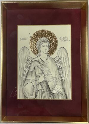 Szent Mihály arkangyal - grafika