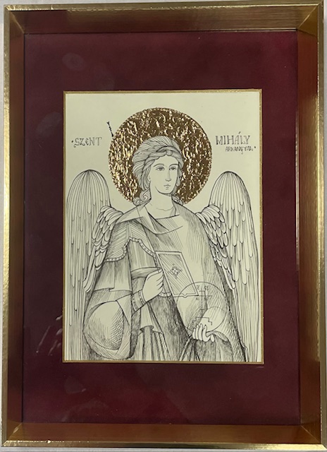 Szent Mihály arkangyal - grafika