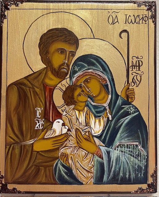 Szent család ikon