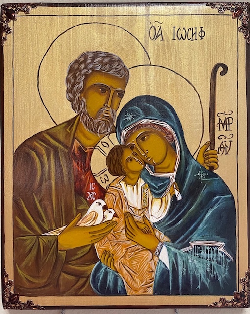 Szent család ikon