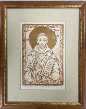 Szent Ferenc grafika