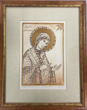 Szent Monika grafika